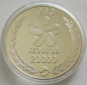 Südkorea 20000 Won 1983 Olympia Seoul Ringen BU