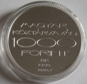 Hungary 1000 Forint 1995 Olympics Atlanta Fencing Silver...