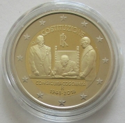 Italy 2 Euro 2018 70 Years Constitution Proof