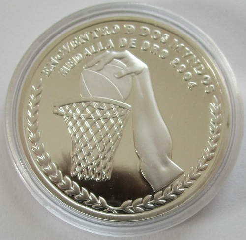 Argentina 25 Pesos 2007 Ibero-America Olympics Basketball Silver