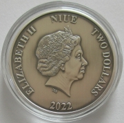 Niue 2 Dollars 2022 Der Herr der Ringe Mount Doom
