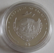 Palau 5 Dollars 2006 Olympia Beijing Kanu