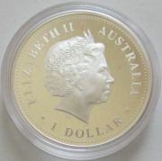 Australien 1 Dollar 2001 Lunar I Schlange PP