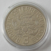 Österreich 3 Euro 2023 Leuchtende Meereswelten...