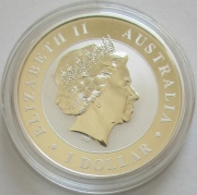 Australien 1 Dollar 2014 Kookaburra Lunar Pferd Privy