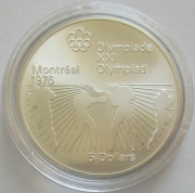 Canada 5 Dollars 1976 Olympics Montreal Boxing Silver