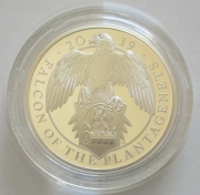 Großbritannien 2 Pounds 2019 Queens Beasts Falcon of the Plantagenets PP