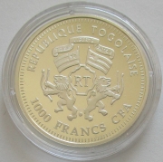 Togo 1000 Francs 2009 Schiffe Mary Rose