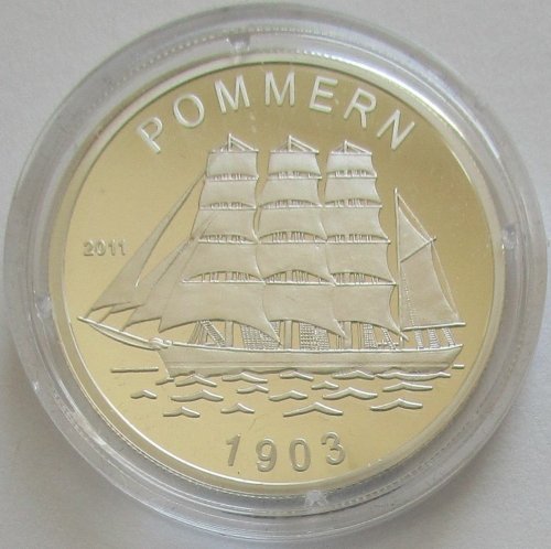 Togo 1000 Francs 2011 Ships Pommern Silver