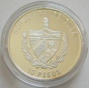 Kuba 10 Pesos 2007 200 Jahre Schlacht von Trafalgar Santa Ana