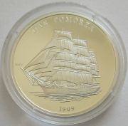 Elfenbeinküste 1000 Francs 2010 Schiffe Dar Pomorza