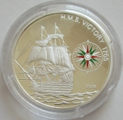 Benin 1000 Francs 2010 Ships HMS Victory Silver