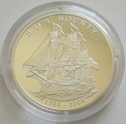 Ivory Coast 1000 Francs 2008 Ships HMS Bounty Silver