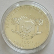 Elfenbeinküste 1000 Francs 2006 Schiffe Belem
