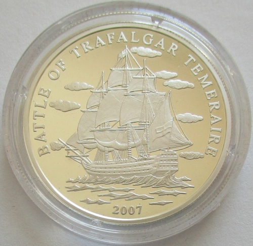 Kongo 1000 Francs 2007 200 Jahre Schlacht von Trafalgar HMS Temeraire