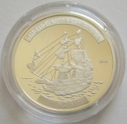 Congo 1000 Francs 2010 Ships HMS Vasa Silver