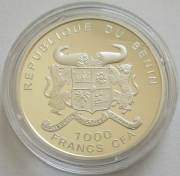 Benin 1000 Francs 2007 Schiffe Alexander von Humboldt