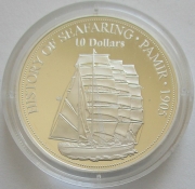 Fiji 10 Dollars 2008 Schiffe Pamir