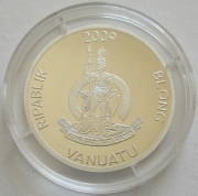 Vanuatu 20 Vatu 2009 Ships HMS Endeavour Silver