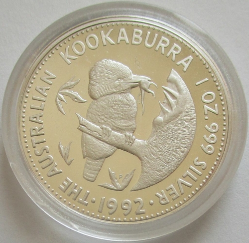 Australien 1 Dollar 1992 Kookaburra PP (lose)