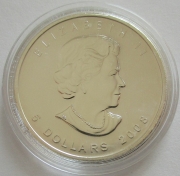 Canada 5 Dollars 2008 Maple Leaf Olympics Vancouver Privy...
