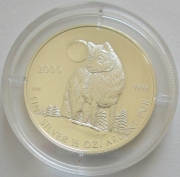 Kanada 1 Dollar 2006 Tiere Timberwolf