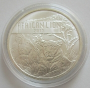 Burundi 5000 Francs 2015 African Lion 1 Oz Silver