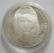 Chad 5000 Francs 2017 African Lion 1 Oz Silver