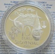 Slovakia 10 Euro 2010 Martin Kukucin Silver Proof