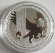 Tuvalu 1 Dollar 2013 Mythical Creatures Griffin