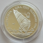 Romania 100 Lei 1996 Olympics Atlanta Sailing Silver