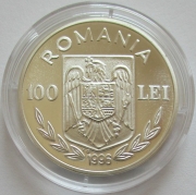 Romania 100 Lei 1996 Olympics Atlanta Sailing Silver