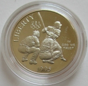 USA 1/2 Dollar 1995 Olympics Atlanta Baseball Proof