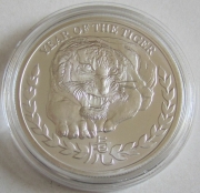 Somaliland 1000 Shillings 2010 Lunar Tiger 1 Oz Silver