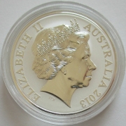 Australia 1 Dollar 2013 Kangaroo 1 Oz Silver