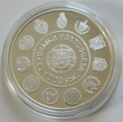 Portugal 1000 Escudos 2000 Ibero-America Man & Horse Silver Proof