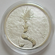 Fiji 1 Dollar 2018 Mermaid Rising 1 Oz Silver