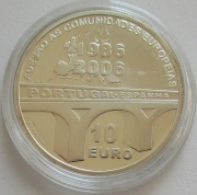 Portugal 10 Euro 2006 20 Jahre EU-Mitgliedschaft PP
