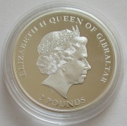 Gibraltar 2 Pounds 2021 Berberaffe F15 Privy