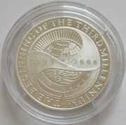 Afghanistan 500 Afghanis 1999 Millennium Silver
