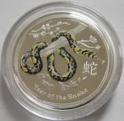 Australia 50 Cents 2013 Lunar II Snake Coloured 1/2 Oz...