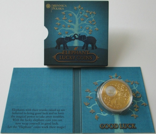 Niue 2 Dollars 2013 Lucky Coins Elephant