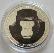 Kongo 5000 Francs 2016 Silverback Gorilla Koloriert