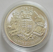 United Kingdom 2 Pounds 2022 Royal Arms 1 Oz Silver