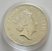 United Kingdom 2 Pounds 2022 Royal Arms 1 Oz Silver