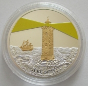 DR Congo 10 Francs 2006 Lighthouse of Muanda Silver