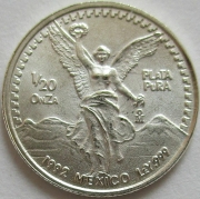 Mexiko Libertad 1/20 Oz Silber 1992