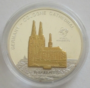 Cook Islands 10 Dollars 2008 World Monuments Cologne...