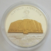Cook Islands 10 Dollars 2008 World Monuments Ayers Rock /...