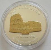 Nauru 10 Dollars 2004 European Monuments Kolosseum in Rom